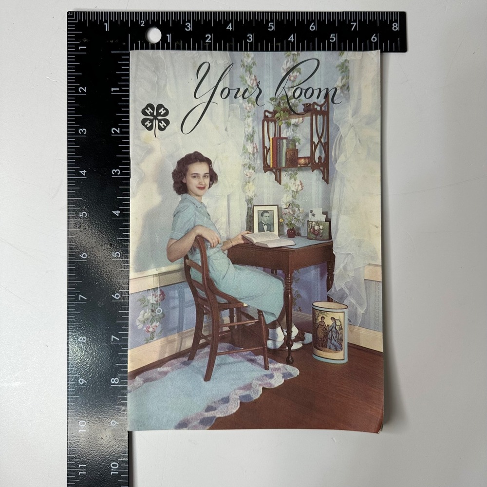 Vtg 1954 4-H Your Room Booklet Lillian Keller U of Tennessee Extension Service - Picture 7 of 7